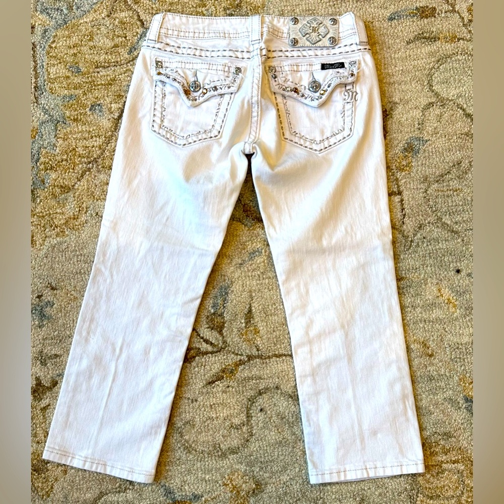 Miss Me size 27 cuffed capris